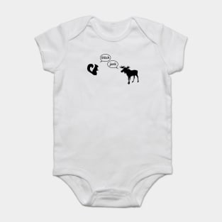 bitch, jerk Baby Bodysuit